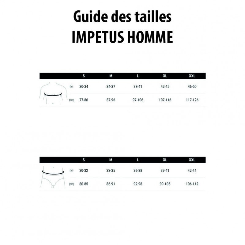 IMPETUS T-shirt manche longue Col V Homme Microfibre THERMO Noir