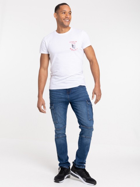 Jean cargo homme