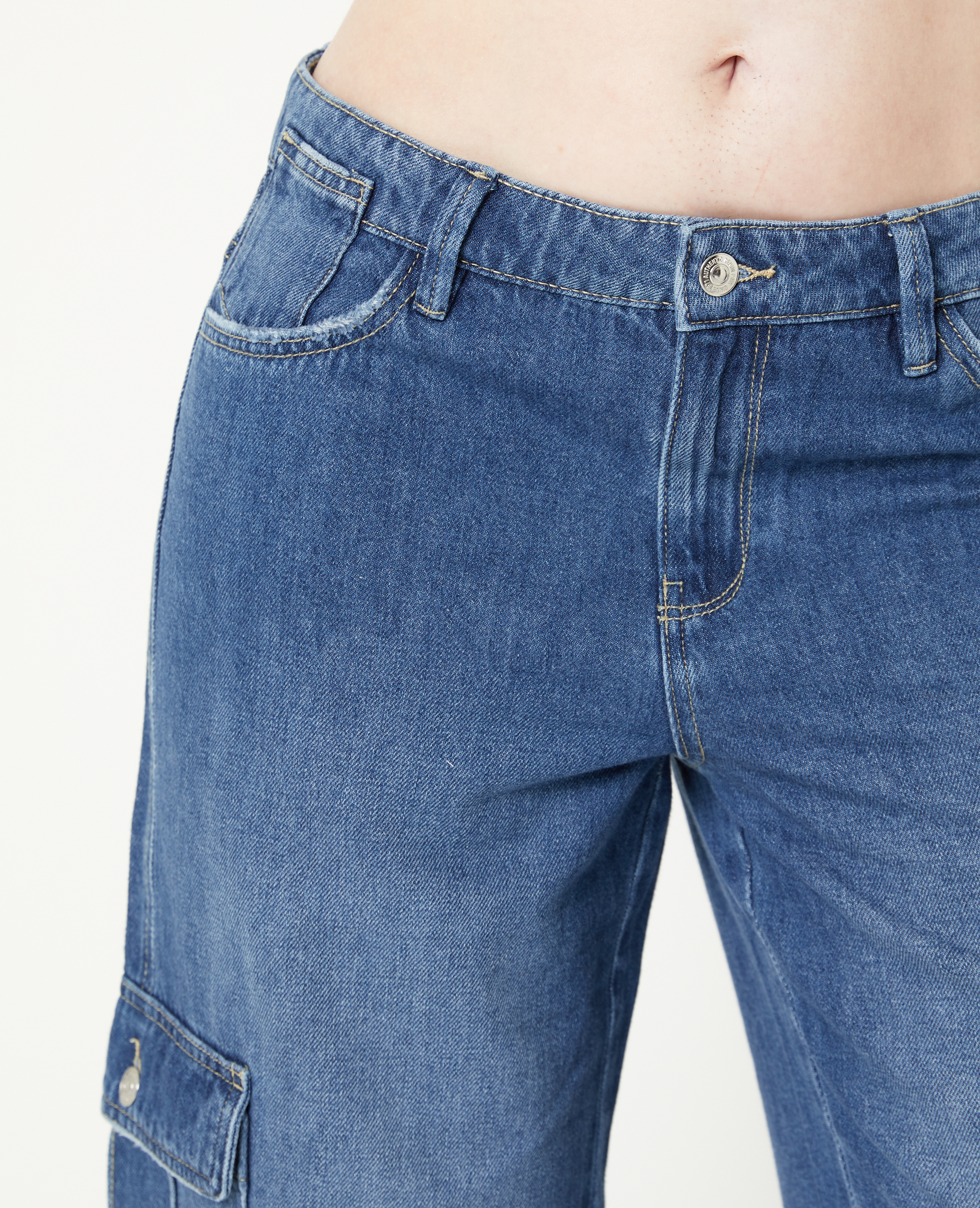 Jean cargo taille regular