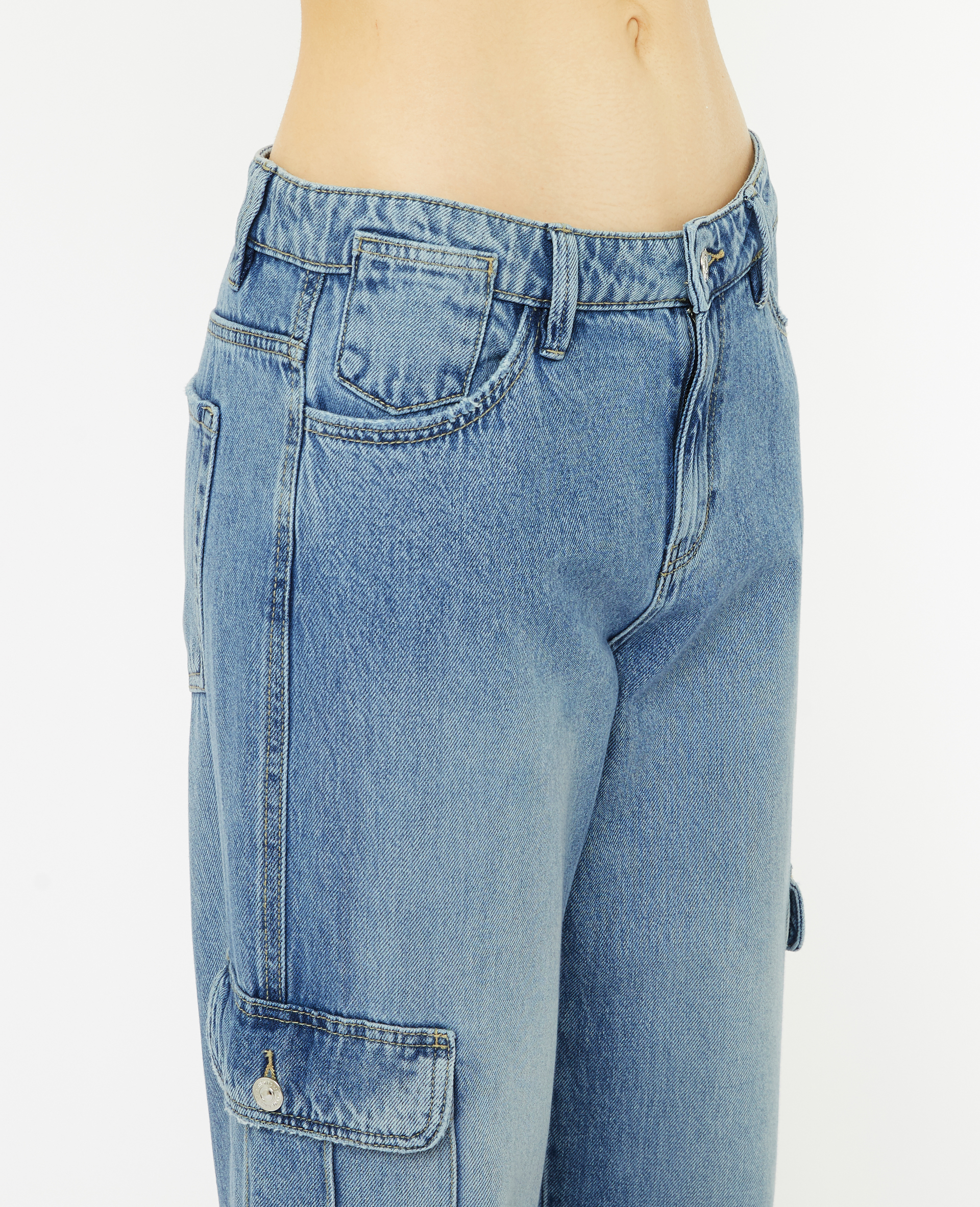 Jean cargo taille standard 