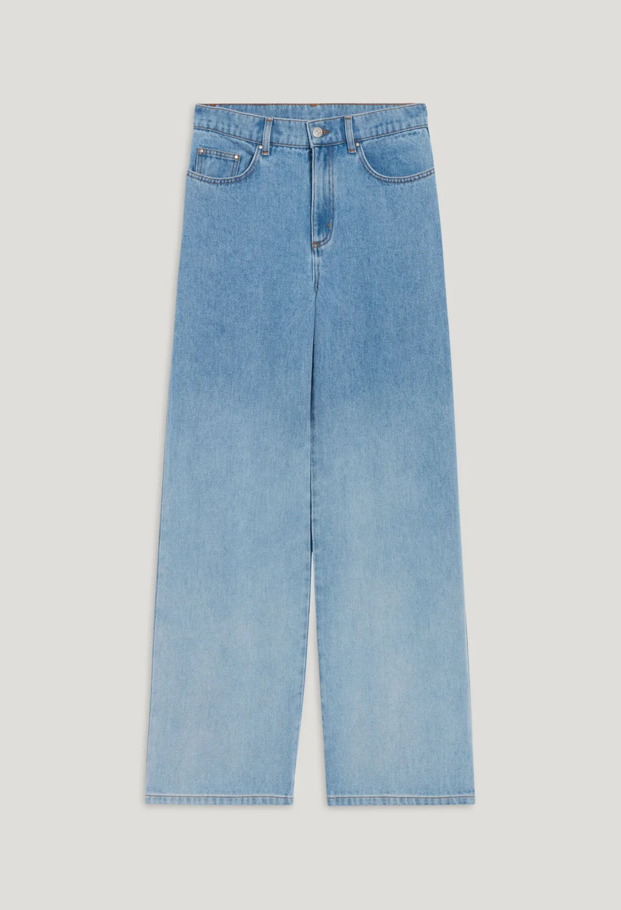 Jean Michel droit baggy bleu dégradé | Claudie FR