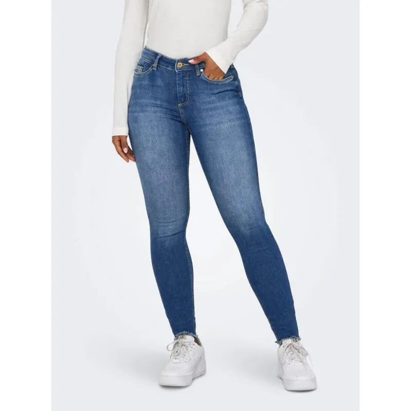 Jean skinny taille haute double up 431 blanc femme - Tiffosi | wimod