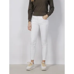 Jean skinny taille haute double up 431 blanc femme - Tiffosi | wimod