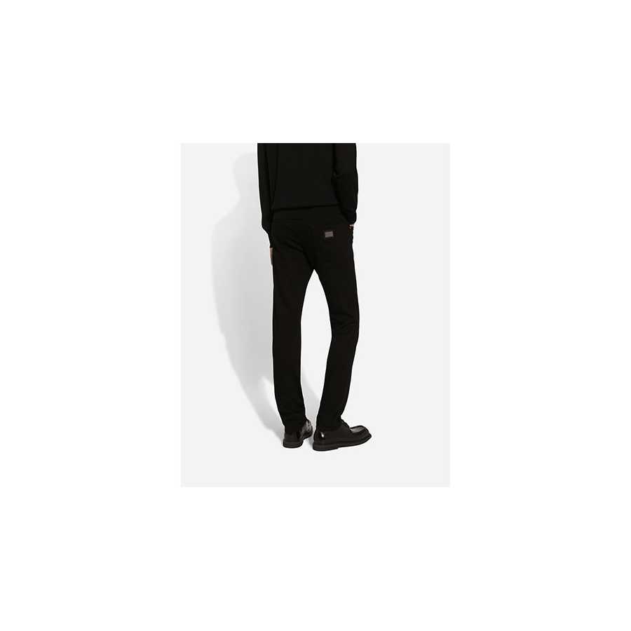 Jean Slim Stretch Noir Délavé Dolce & Gabbana Homme | Toulouse