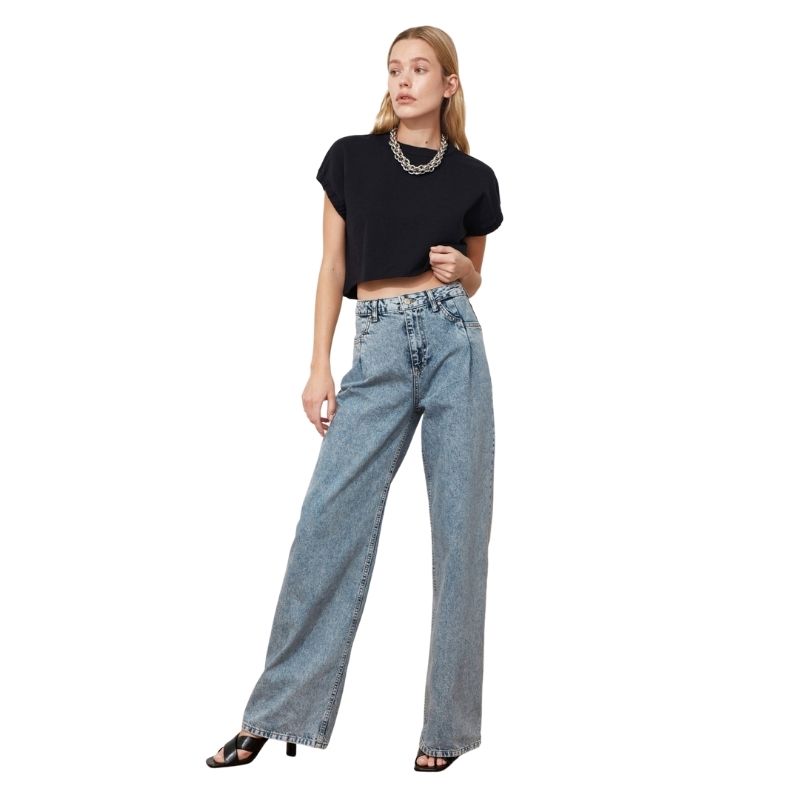 Jean Vintage Large Femme