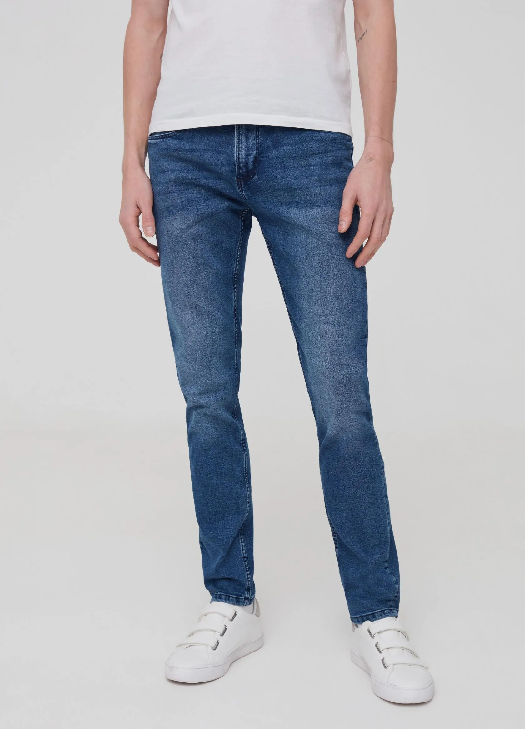 Jeans Homme | 5-pocket, slim-fit jeans Lavage moyen | OVS