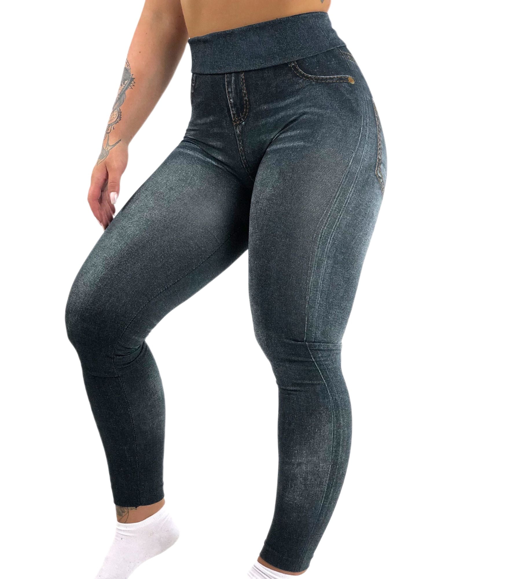 Jegging Taille Haute - Julie - Fonce - BodyTrainerZ