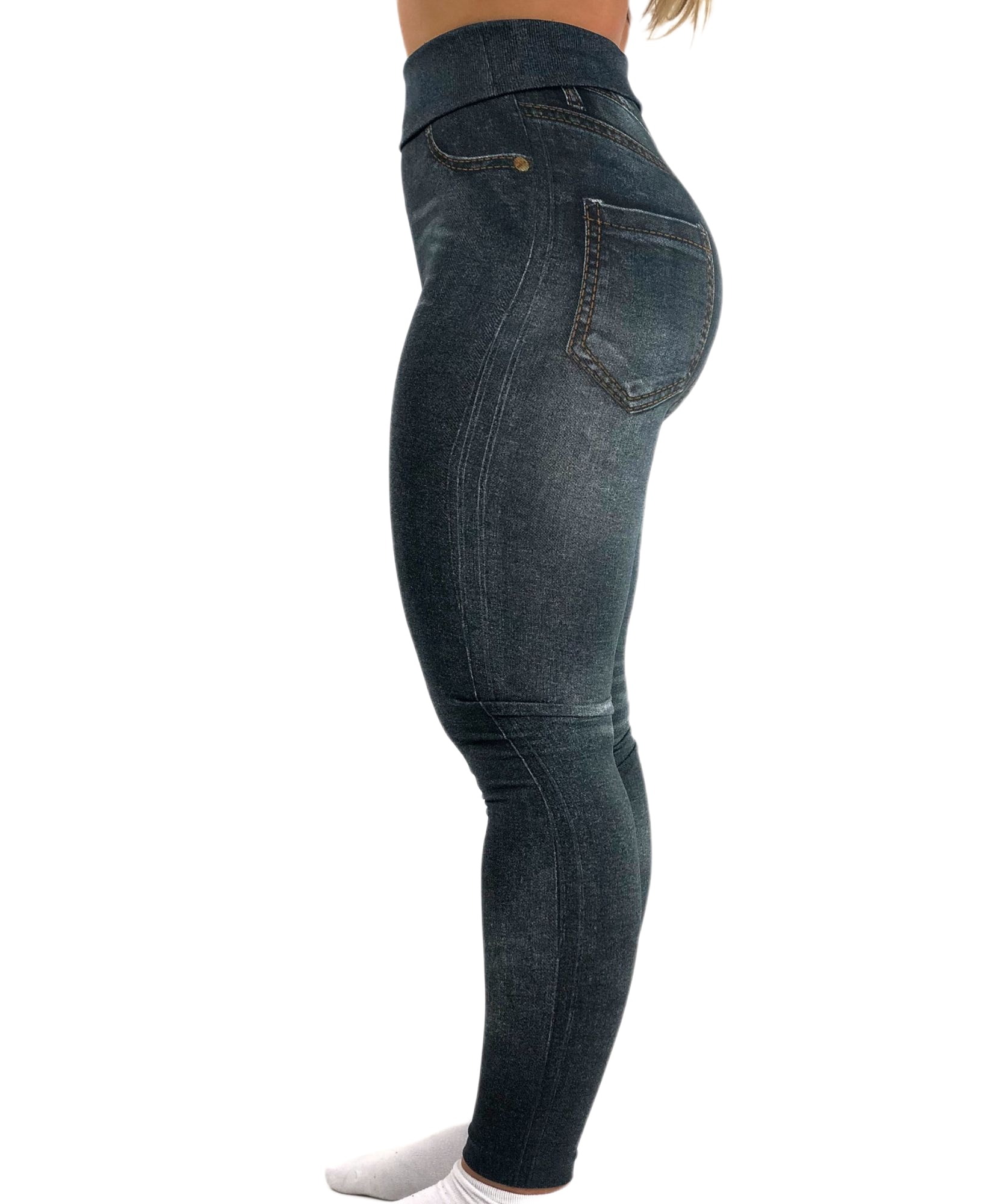 Jegging Taille Haute - Julie - Fonce - BodyTrainerZ