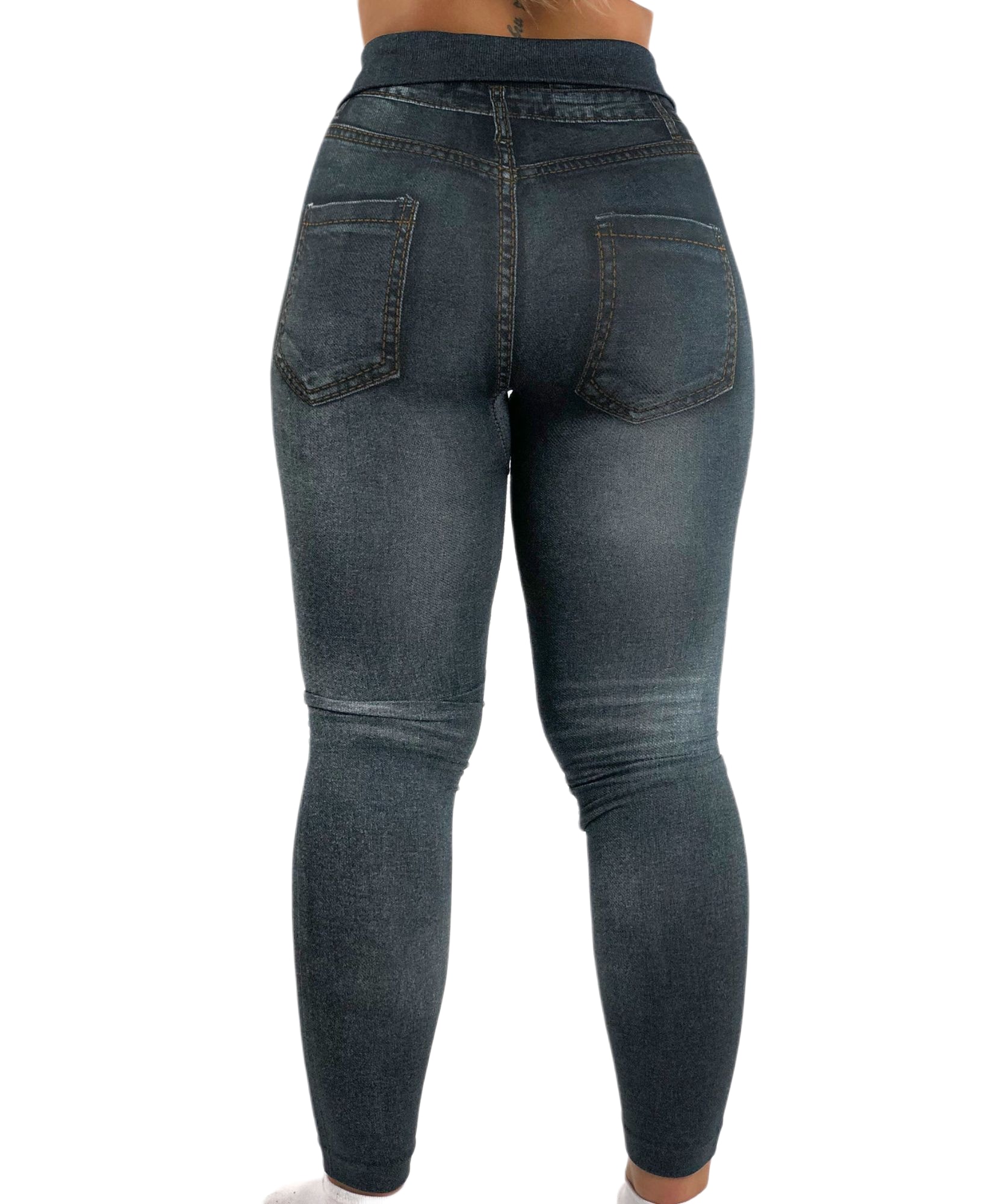 Jegging Taille Haute - Julie - Fonce - BodyTrainerZ