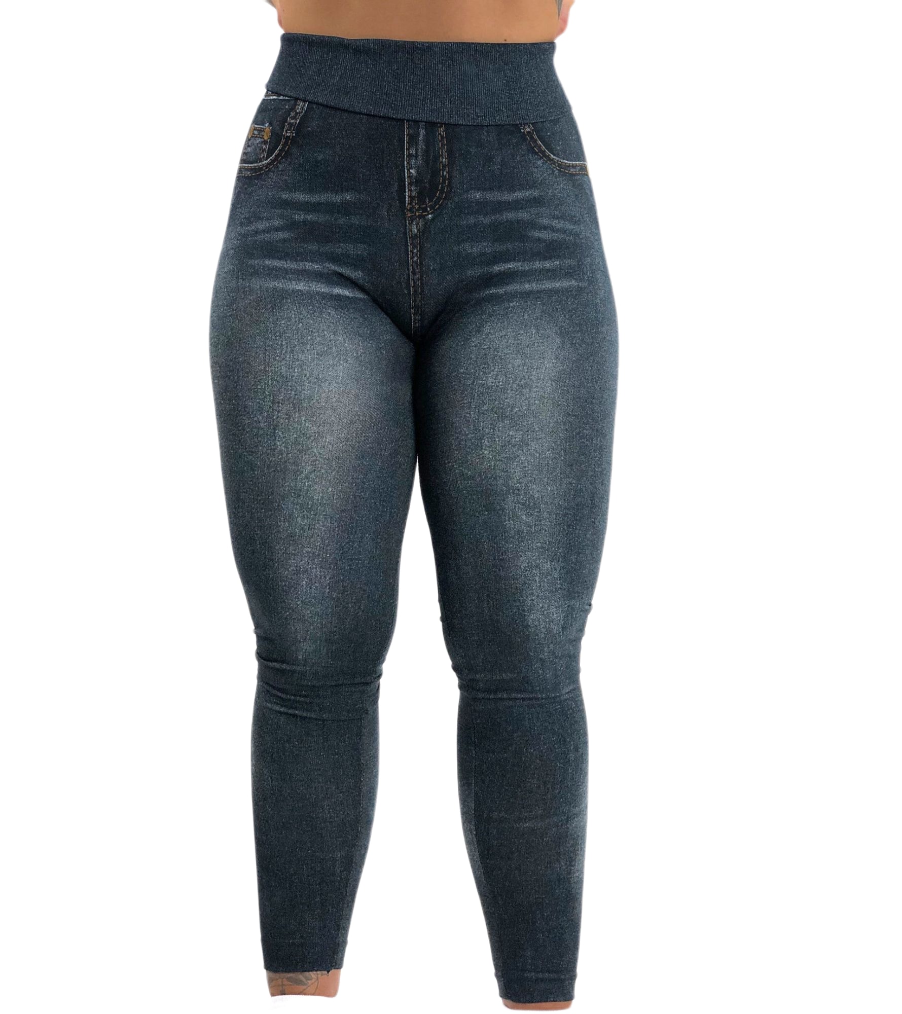 Jegging Taille Haute - Julie - Fonce - BodyTrainerZ