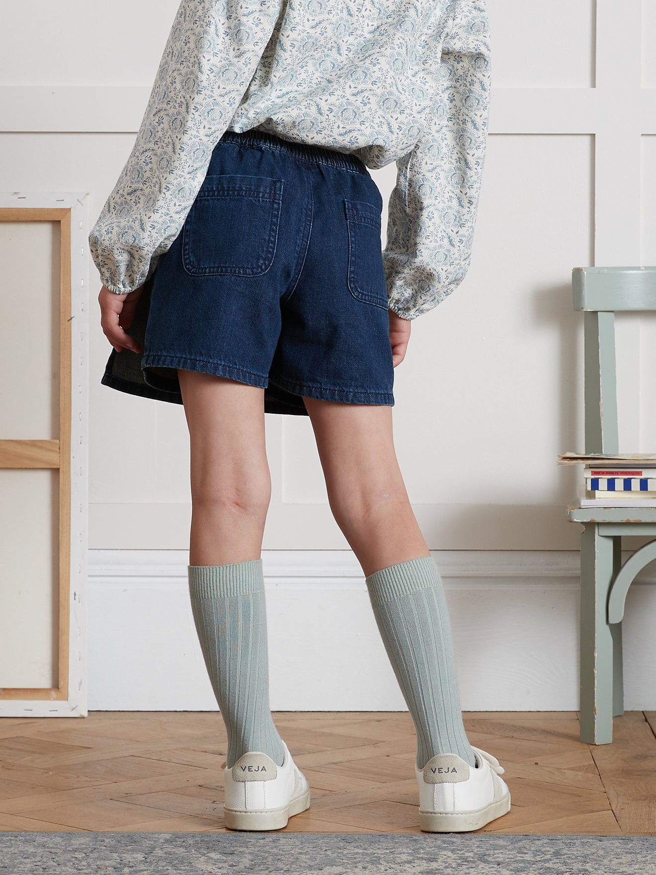 Jupe-short Fille en denim