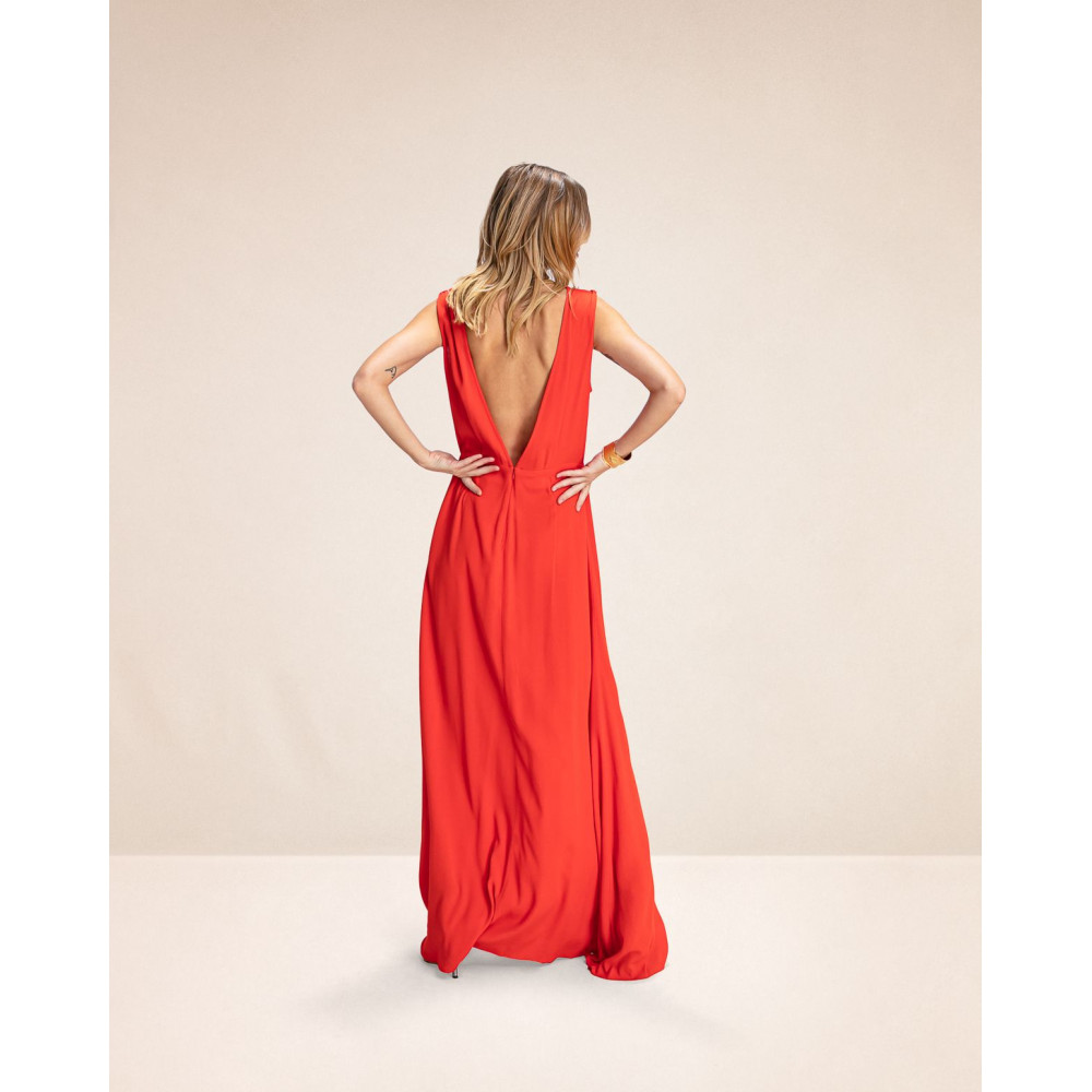 Karma Koma robe longue Barbara orange