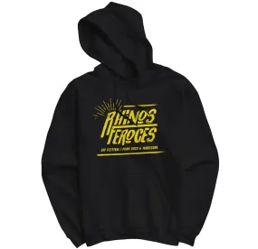 LES RHINO FEROCES - Hoodie Noir LOGO