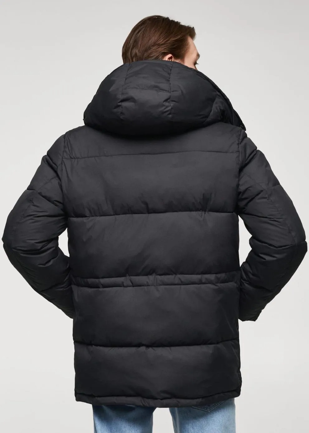 Manteaux | Homme MANGO Parka Matelassée Résistante à L’eau Gris Anthracite