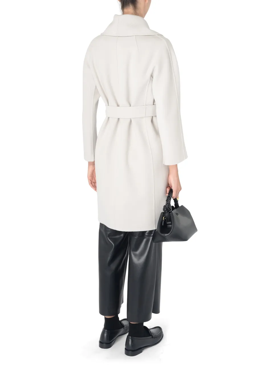 Max Mara Manteau midi gris perle 'S Messi