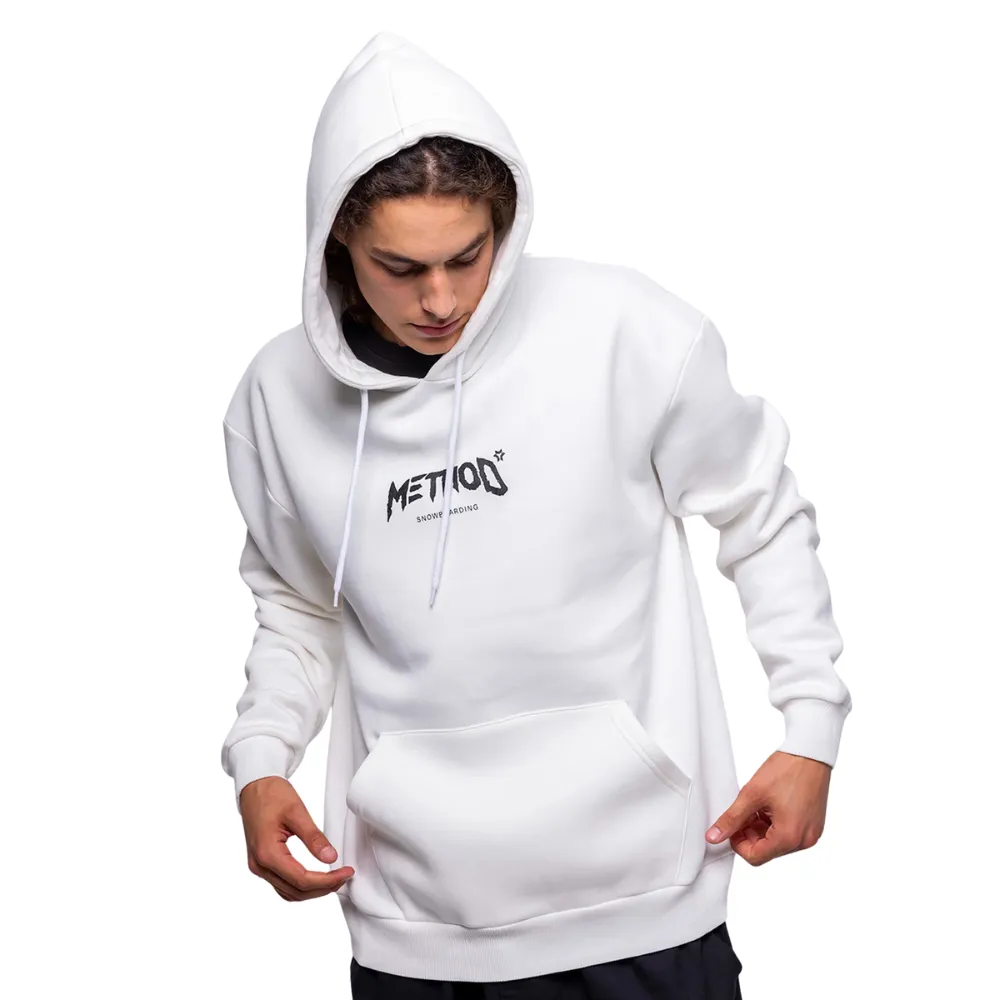 Method Snowboarding Hoodie Off White