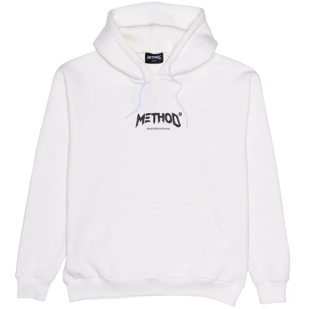 Method Snowboarding Hoodie Off White