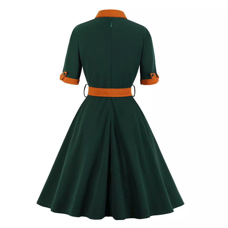 Modachic - Robe vintage Saison Automne Hiver