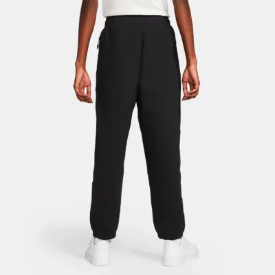 NIKE - SOLO SWOOSH FLEECE PANT - Black / White