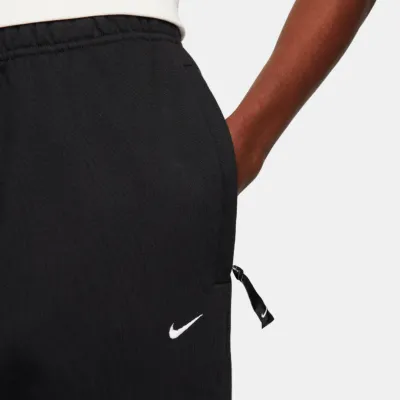 NIKE - SOLO SWOOSH FLEECE PANT - Black / White