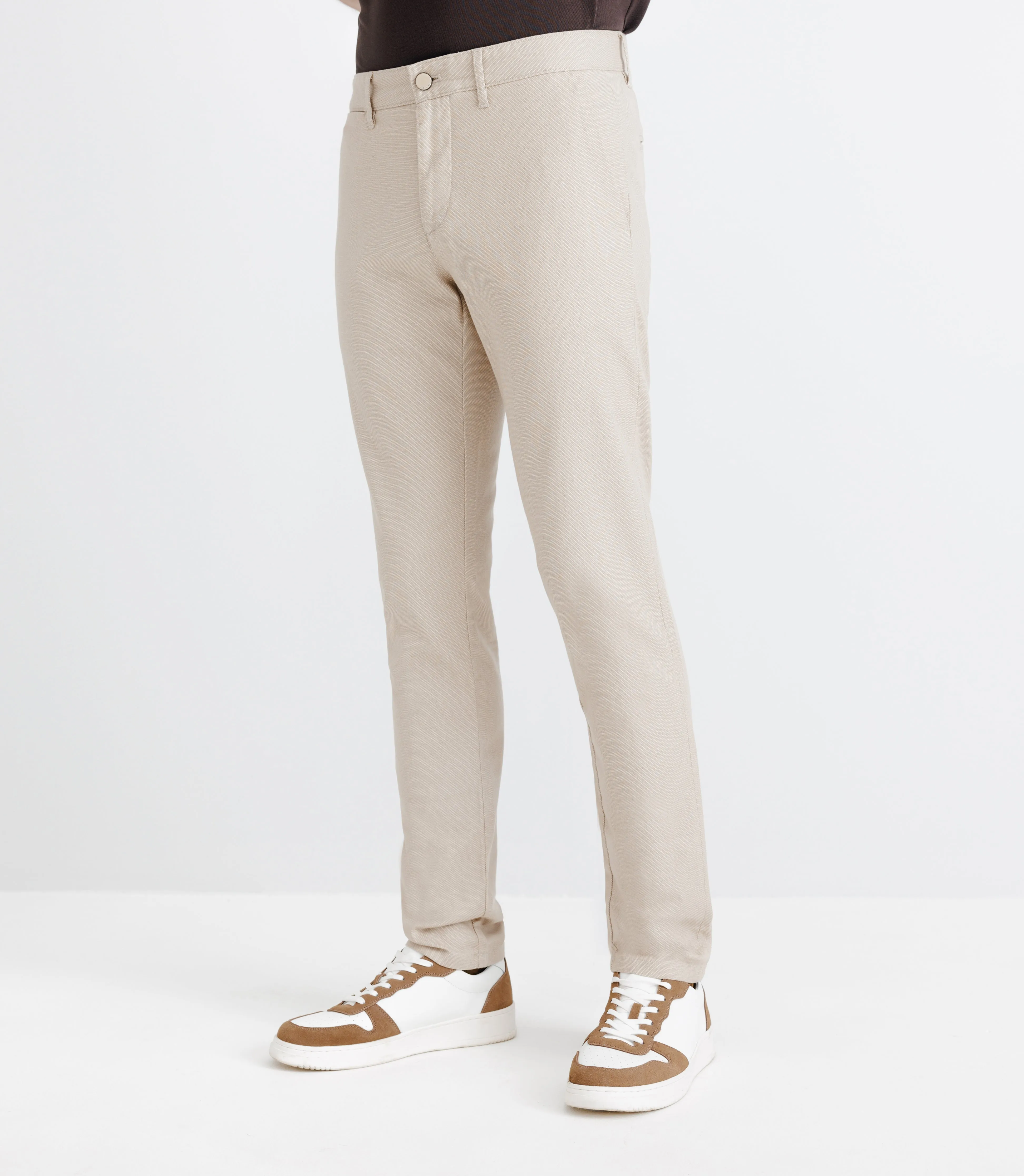 Pantalon armuré beige