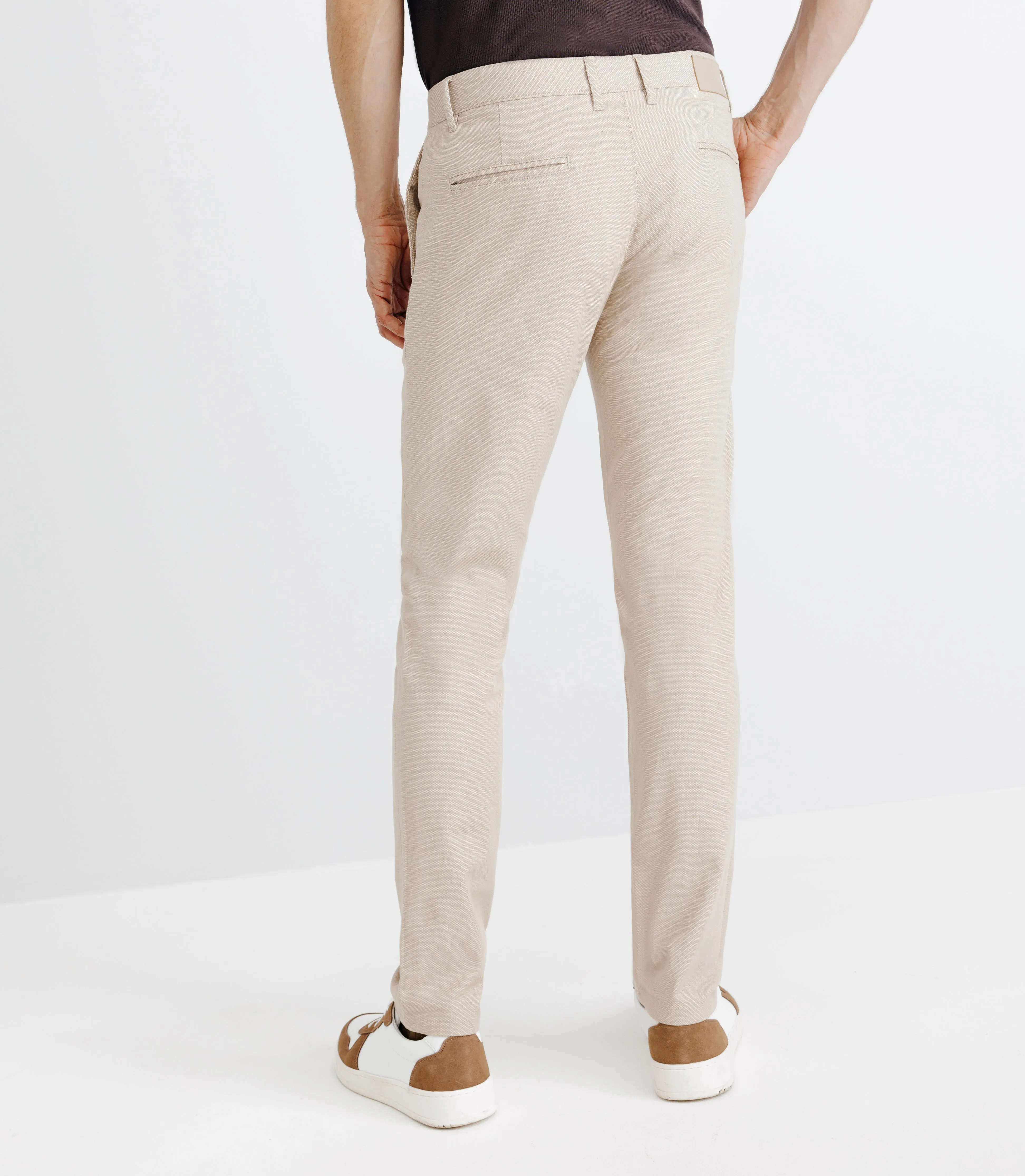 Pantalon armuré beige