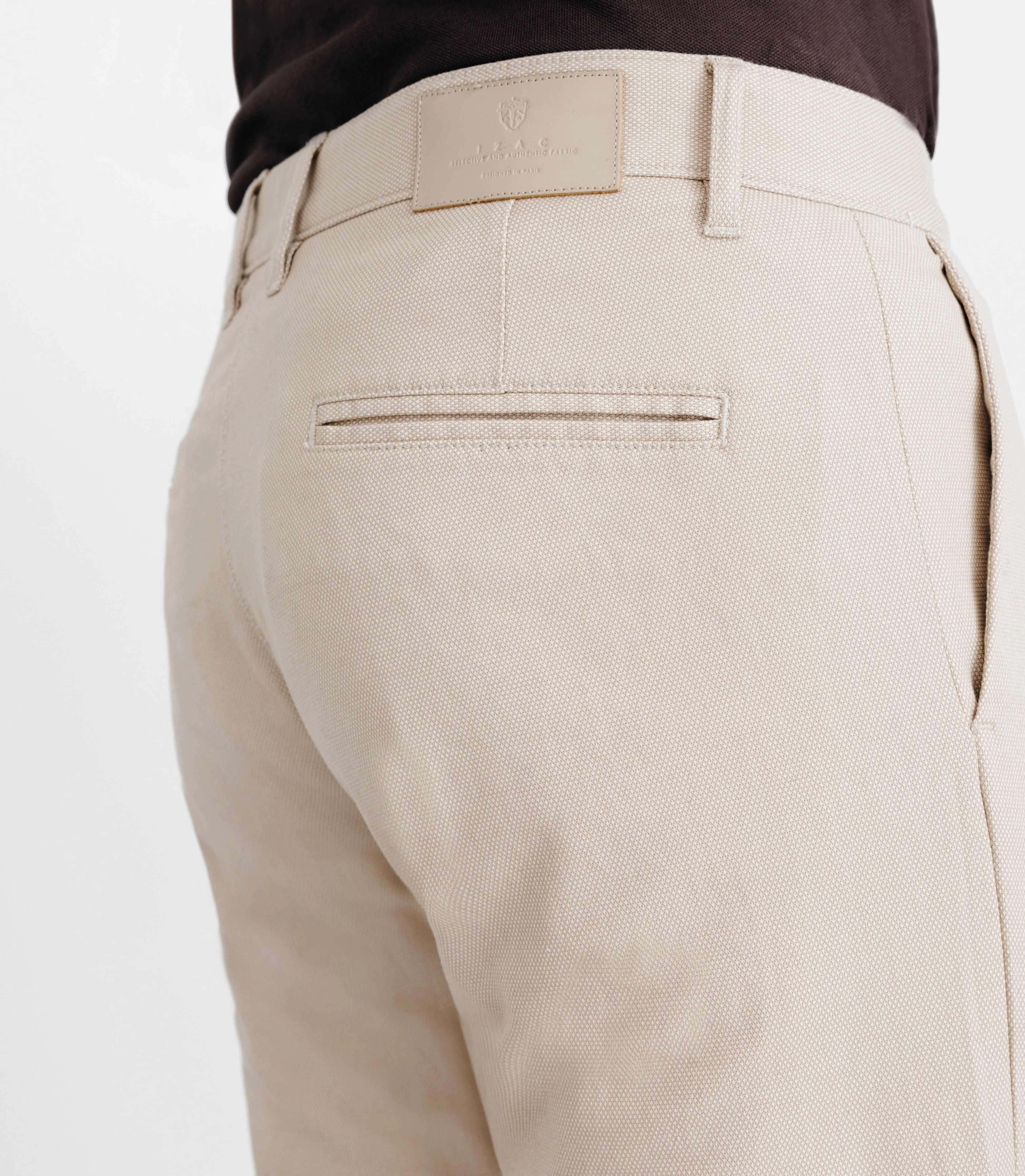 Pantalon armuré beige