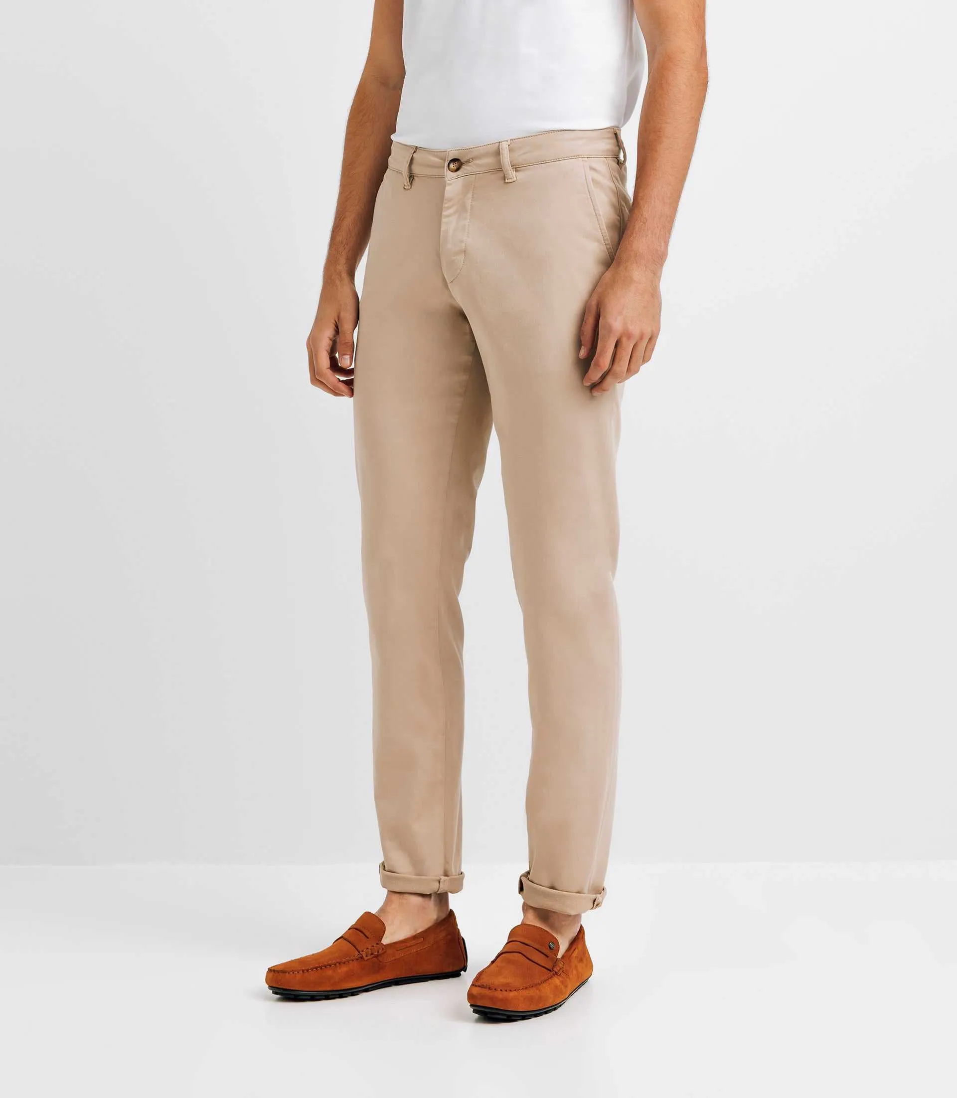 Pantalon casual beige