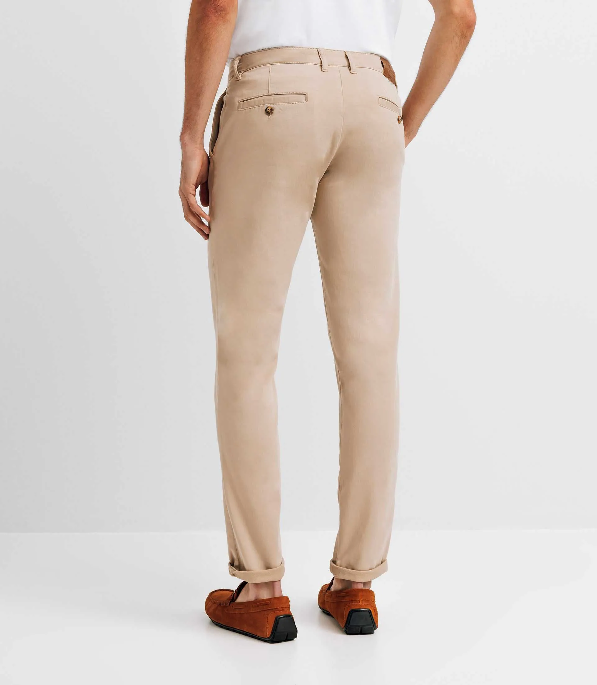 Pantalon casual beige