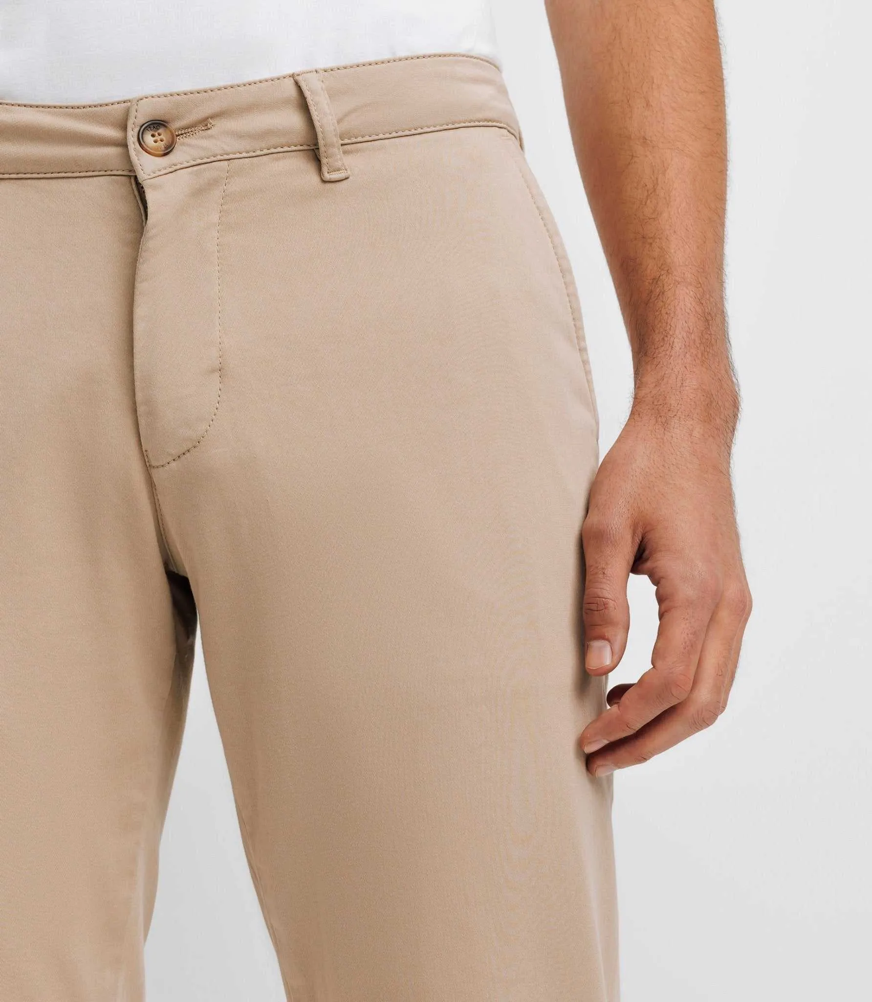 Pantalon casual beige