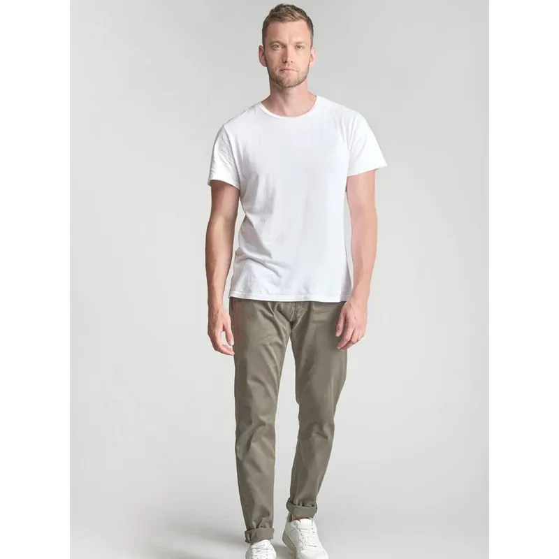 Pantalon chino crusy beige chiné homme - Picture | wimod