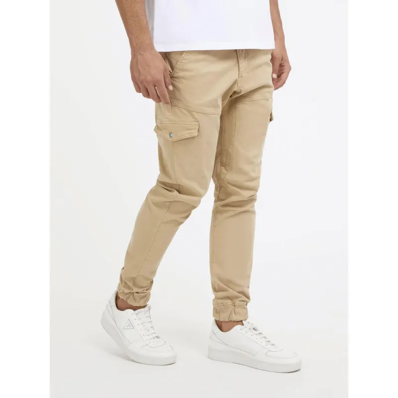 Pantalon chino crusy beige chiné homme - Picture | wimod