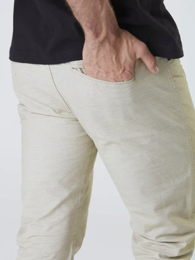 Pantalon chino crusy beige chiné homme - Picture | wimod