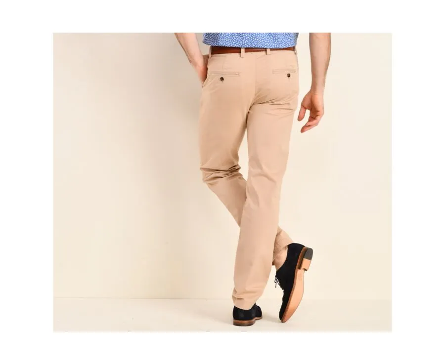 Pantalon chino homme Beige Foncé Jerry Ii