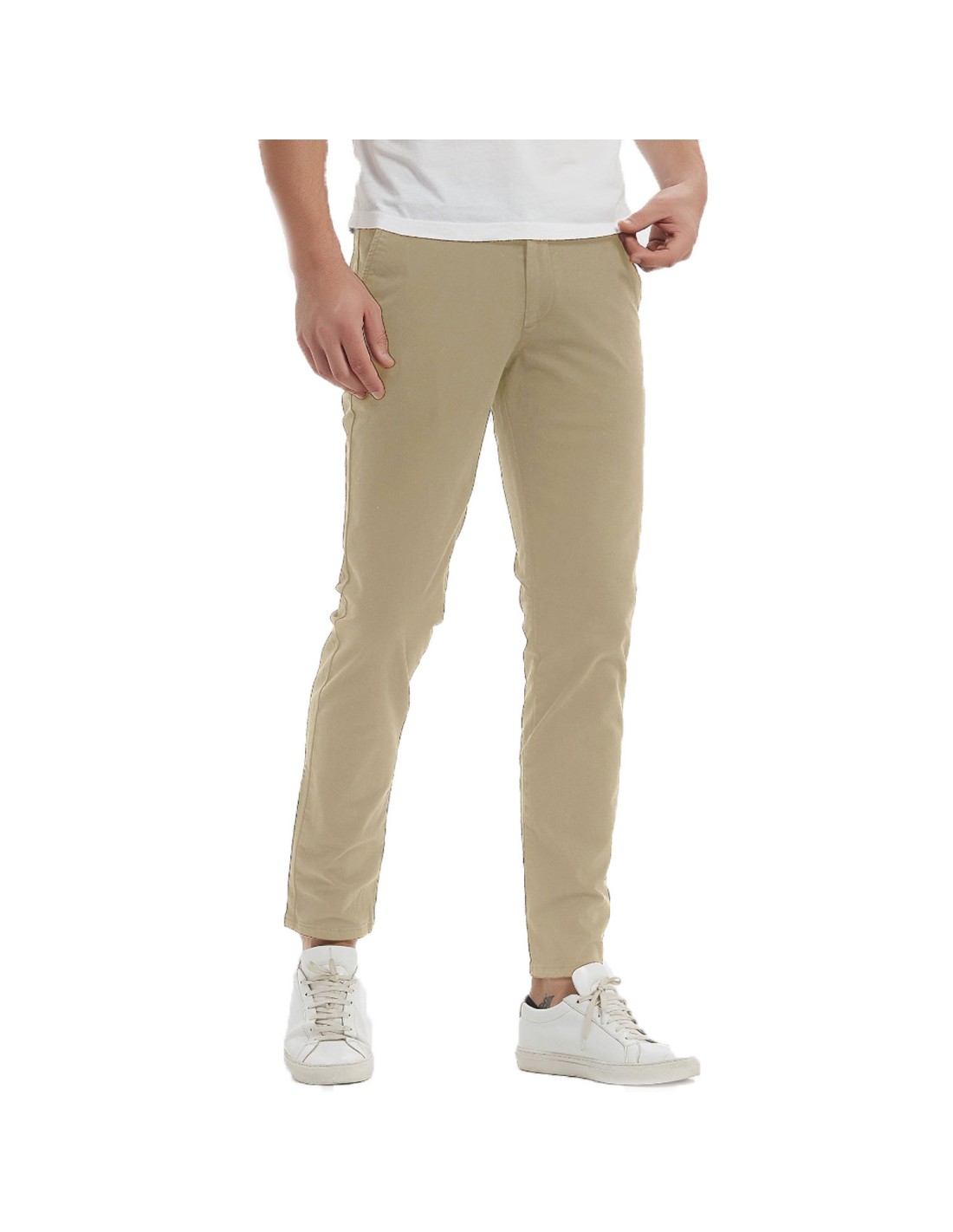 Pantalon chino homme slim fit stretch confort et tendance