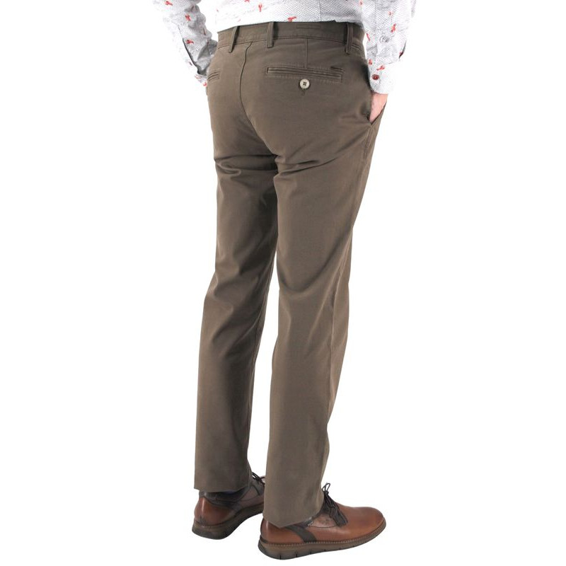 Pantalon chino marron PIONEER Enzo 5518