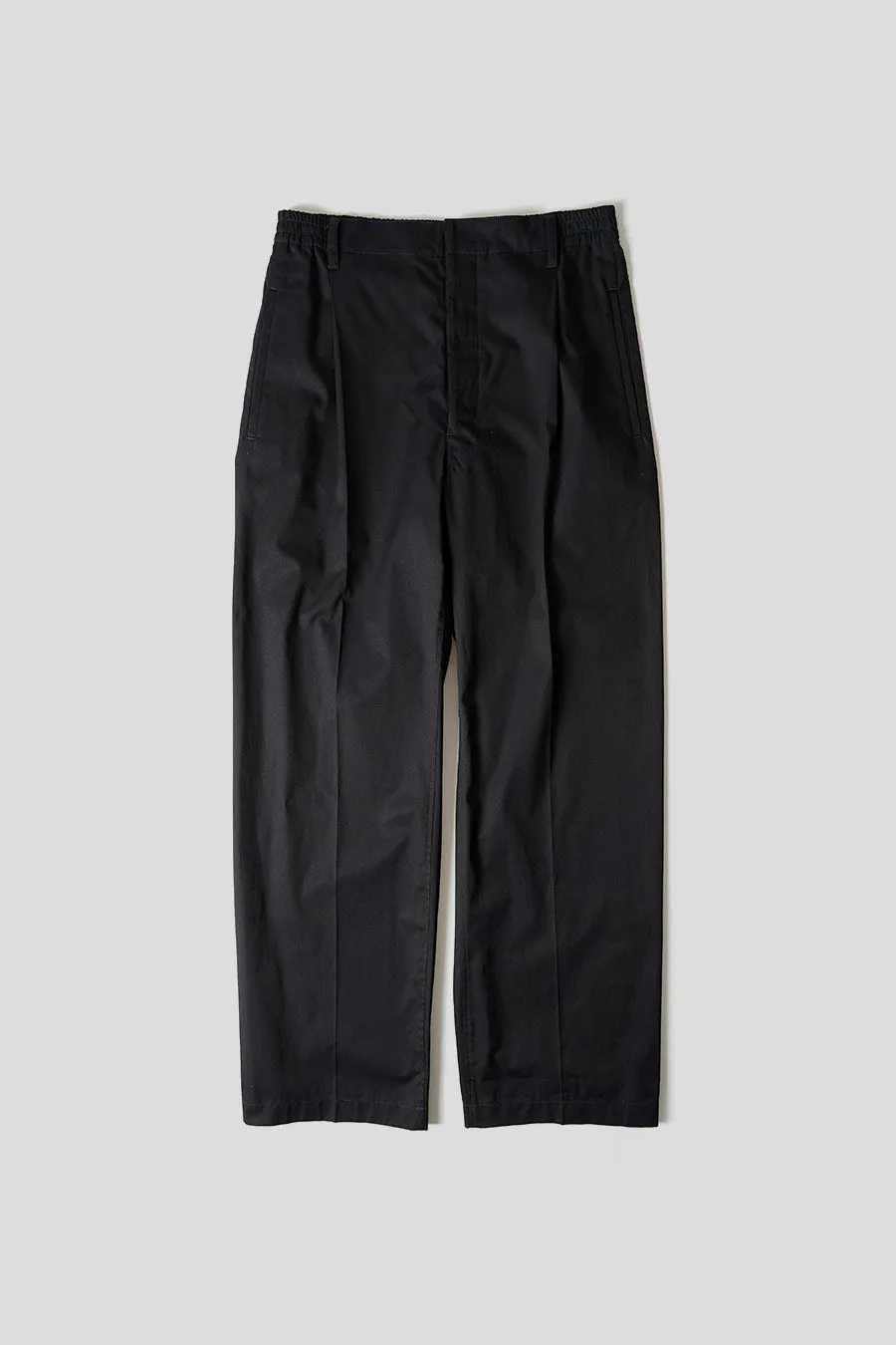 PANTALON EASY PLEATED NOIR