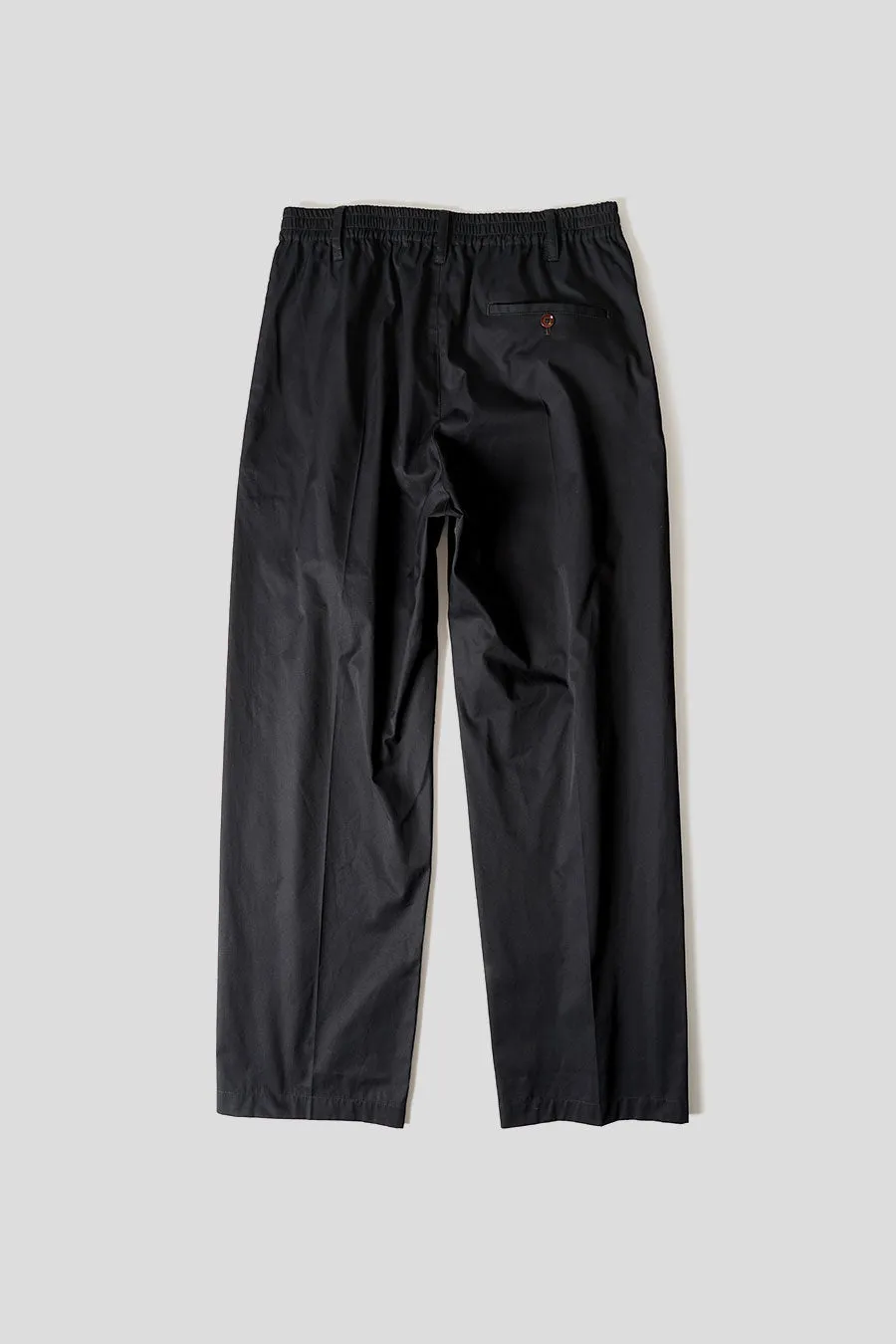 PANTALON EASY PLEATED NOIR