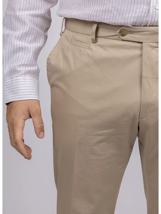 Pantalon Gaspard Ultra Leger Beige Capel Grande Taille beige homme grande taille - Capelstore