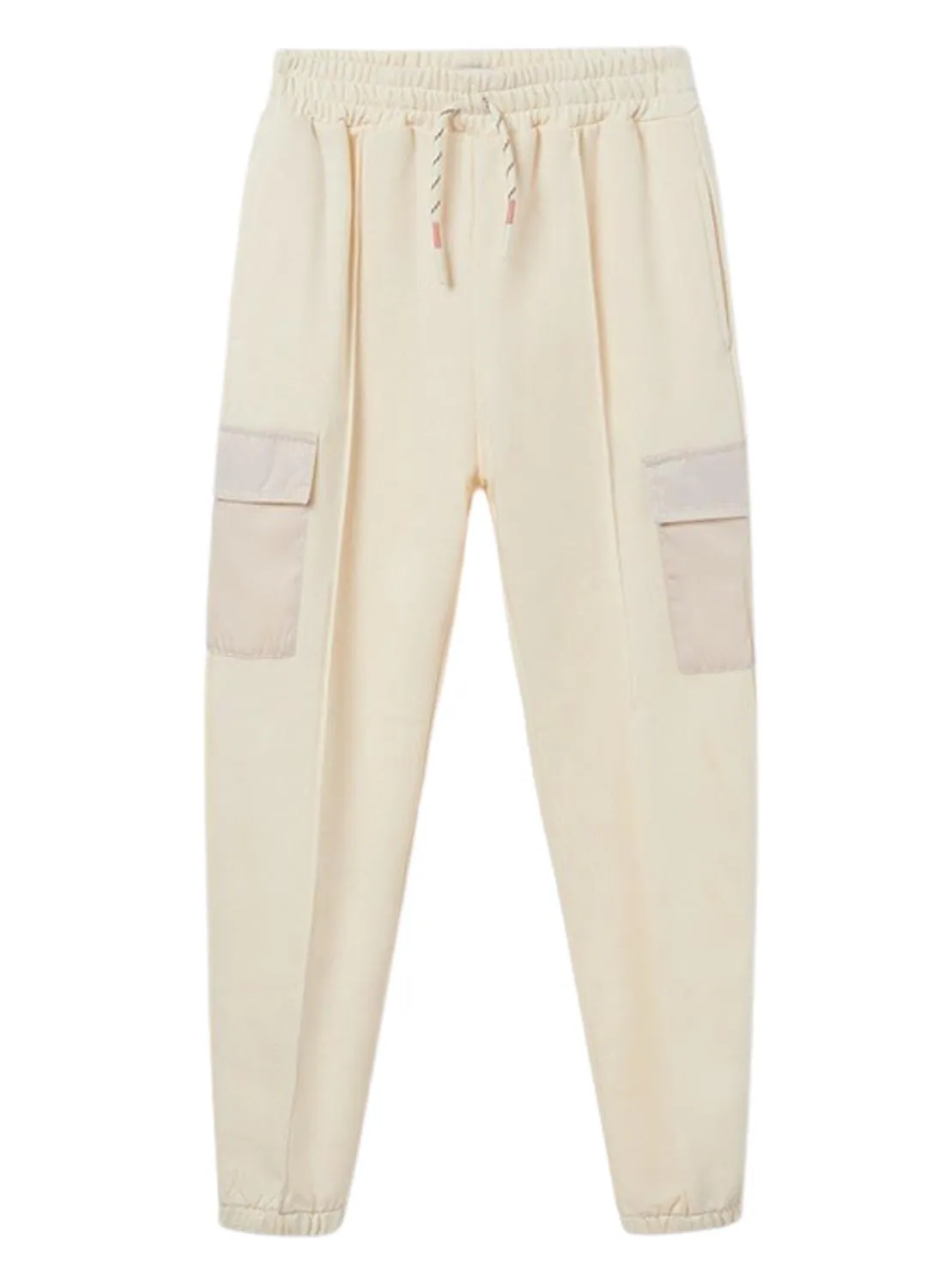 Pantalon Mayoral Cropped Beige Felpa pour Fille