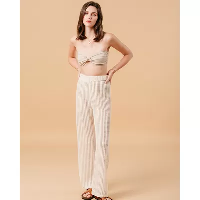 Pantalon Morgane - Beige - GRACE & MILA