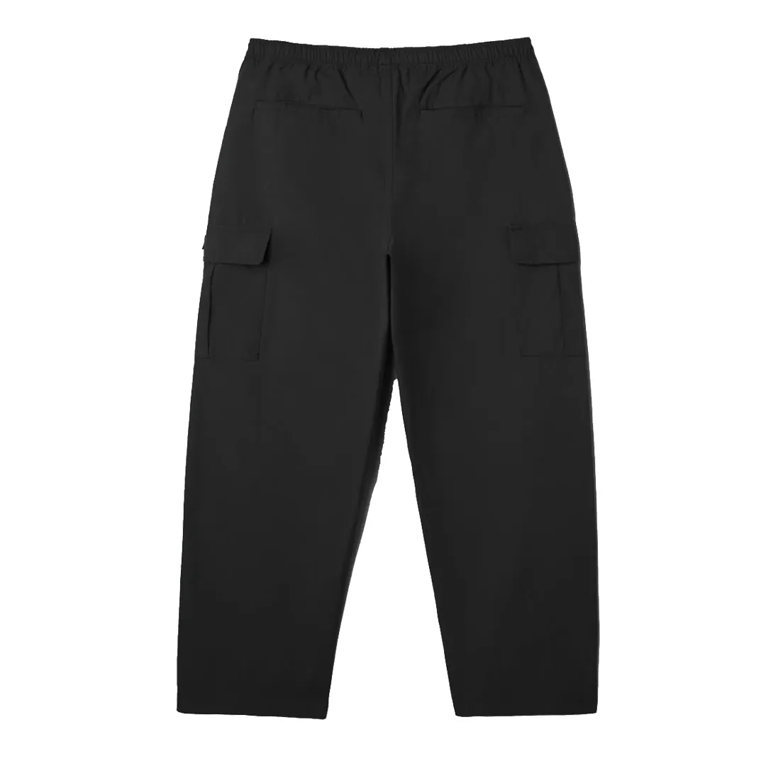 Pantalon Toile : OBEY EASY RIPSTOP CARGO PANT Black - Bamboo Skateshop