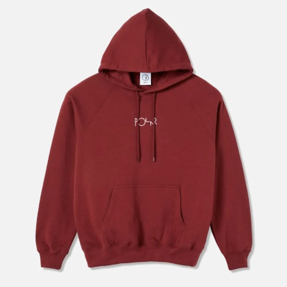 Polar Skate Co hoodie Default rich red