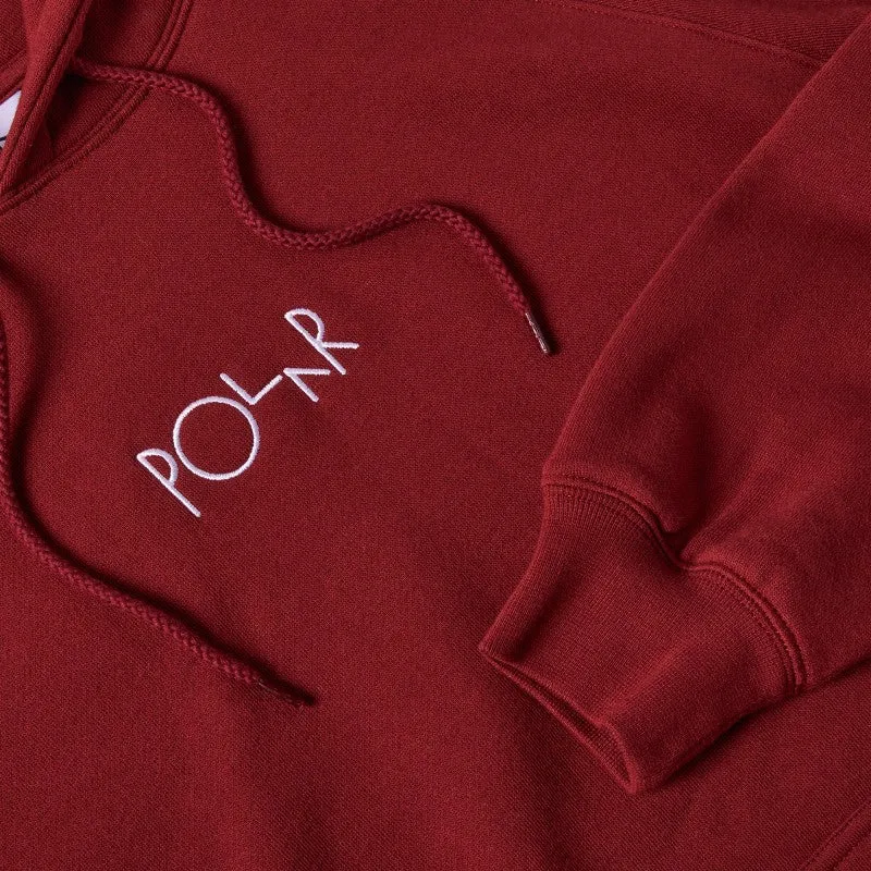 Polar Skate Co hoodie Default rich red