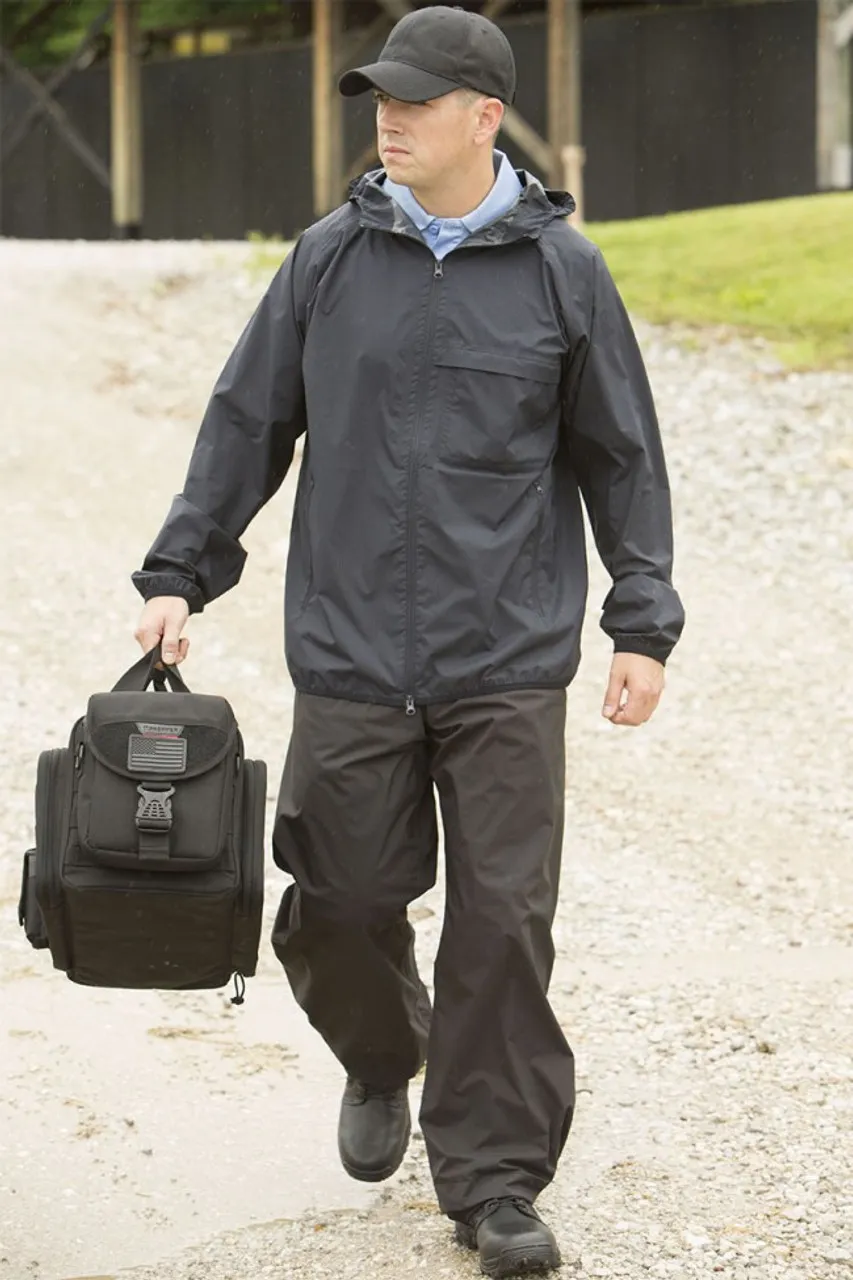 Propper Men's Packable Waterproof Pant Black or LAPD Navy