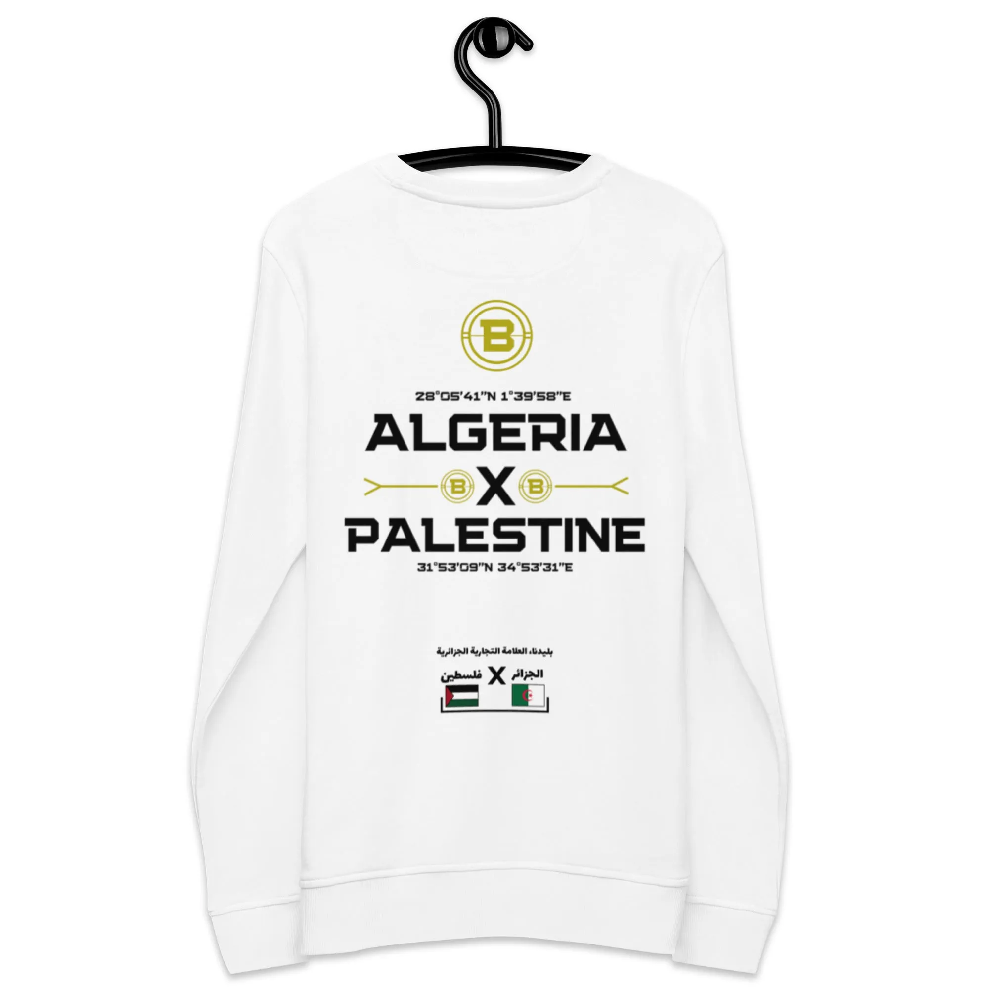 Pull Algeria X Palestine - Blanc