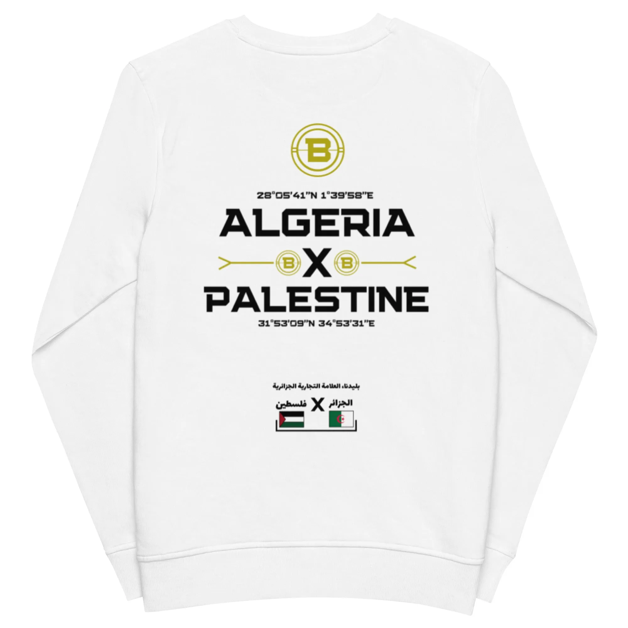 Pull Algeria X Palestine - Blanc