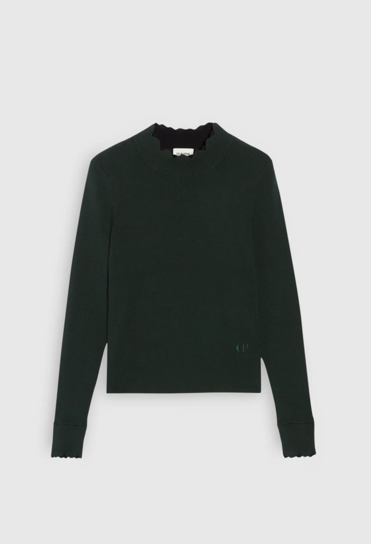 Pull bicolore à col coquille | Claudie FR