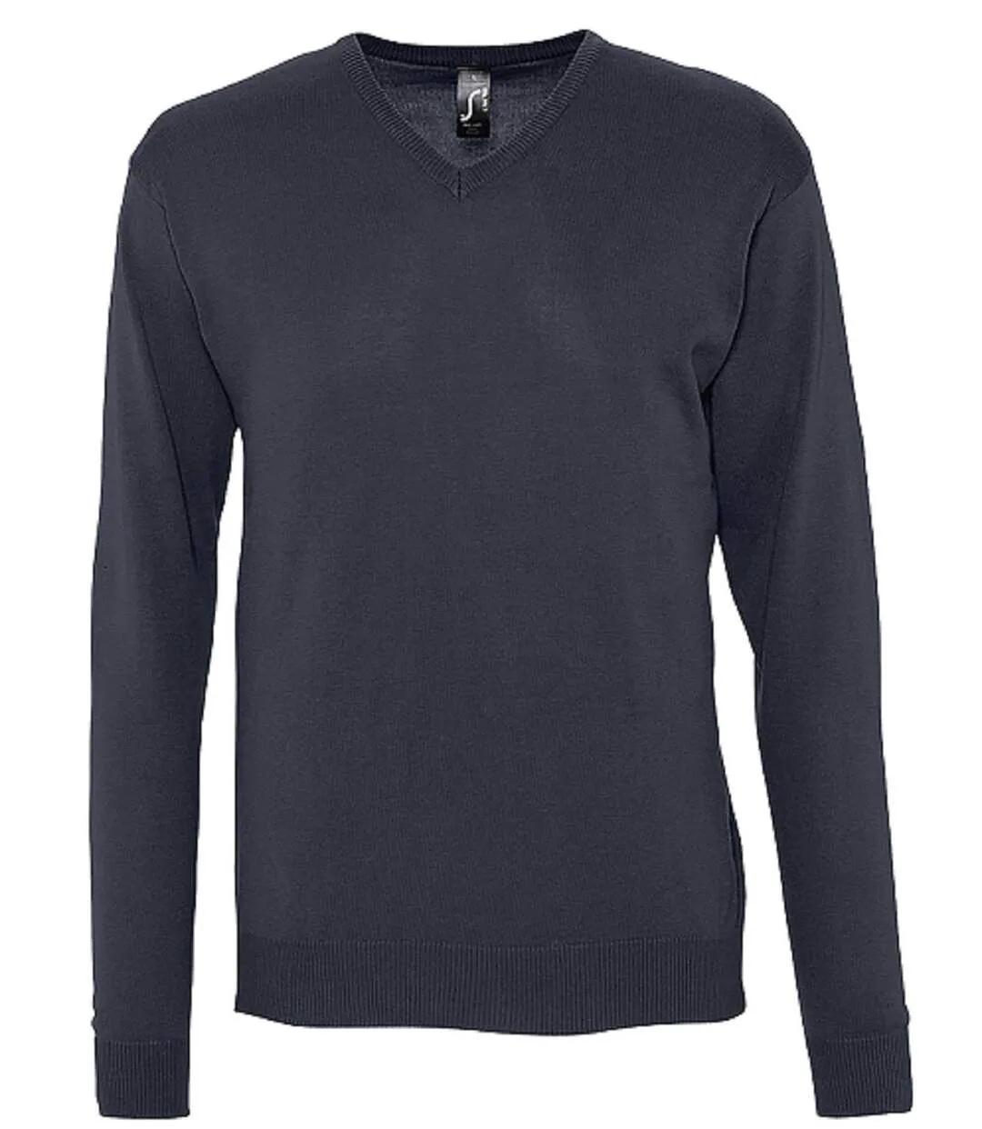 Pull col V - Homme - 90000 - bleu marine