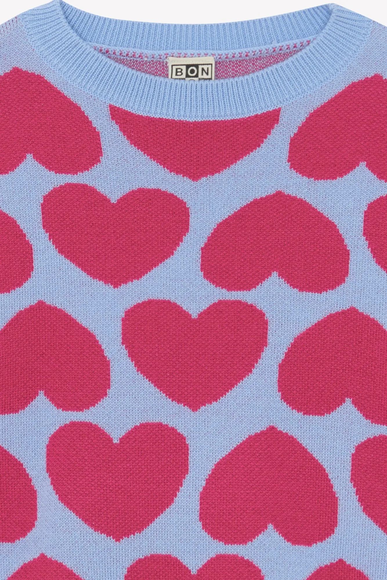 Pull - Lovely bleu coeur